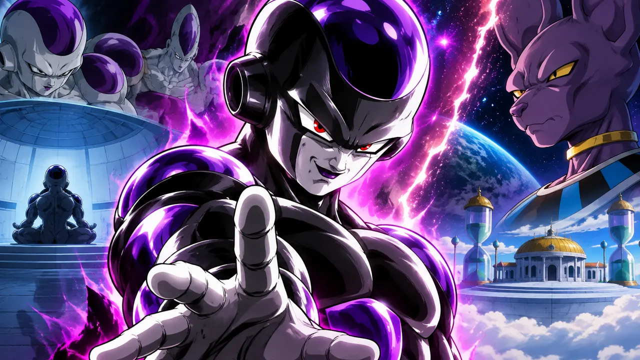 Black Freeza e Beerus em comparação de poder em Dragon Ball Super