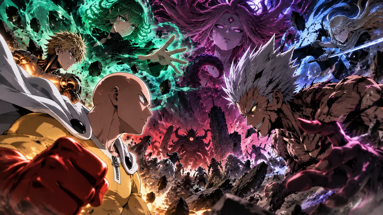 One Punch Man volta em janeiro de 2027! Novo trailer revela guerra ainda mais intensa contra os monstros